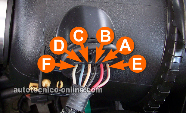 Sensor MAF De 5 Cables En El Conector. Cómo Probar El Sensor MAF De 2.0L Ford Escort, Mercury Tracer