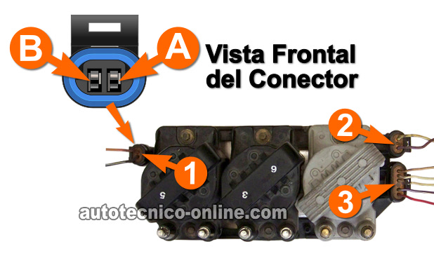 Verificando Alimentación De 12 Voltios Al Módulo. Cómo Probar El Módulo De Encendido Y Sensor Del Cigüeñal (GM 3.1L, 3.4L)