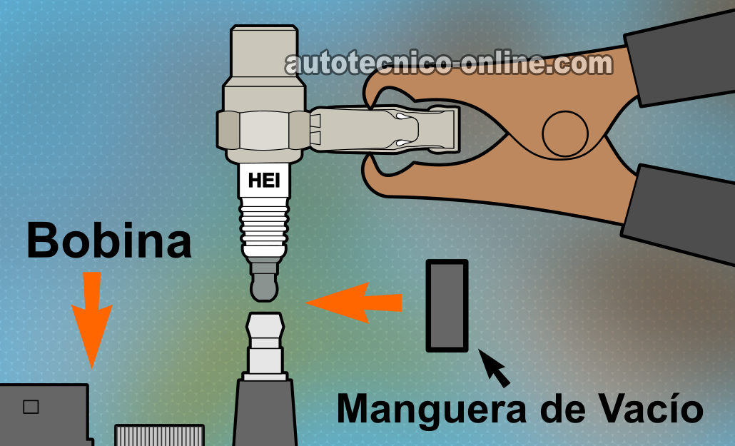 Verificando El Disparo De Chispa Directamente En La Bobina. Cómo Probar El Sistema De Encendido GM 4.3L, 5.0L, 5.7L Verificando El Disparo De Chispa Directamente En La Bobina. Cómo Probar El Sistema De Encendido GM 4.3L, 5.0L, 5.7L