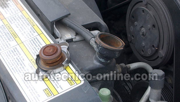 Verificando Si Los Gases De Compresión Están Expulsándose Por El Radiador (Ford 4.0L). Verificando Si Los Gases De Compresión Están Expulsándose Por El Radiador (Ford 4.0L).