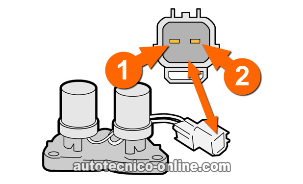 Cómo Probar El Conjunto De Solenoide De Cambio A Y Solenoide Del Embrague Del Convertidor De Torque (TCC) -Honda 2.2L, 2.3L