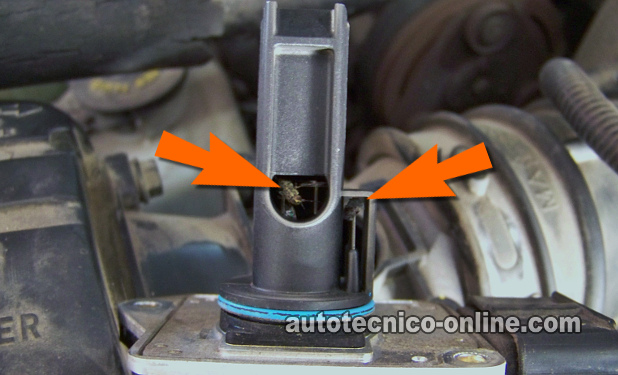 Ejemplo De Un Sensor MAF Sucio. Cómo Limpiar El Sensor De Flujo De Aire (MAF) (GM 3.3L, 3.8L) Ejemplo De Un Sensor MAF Sucio. Cómo Limpiar El Sensor De Flujo De Aire (MAF) (GM 3.3L, 3.8L)