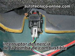 Interruptor de inercia de la bomba de combustible