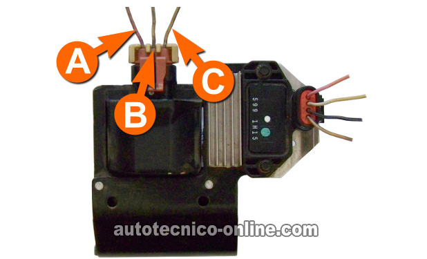 Verificando Alimentación De 12 Voltios A La Bobina De Encendido Verificando Alimentación De 12 Voltios A La Bobina De Encendido