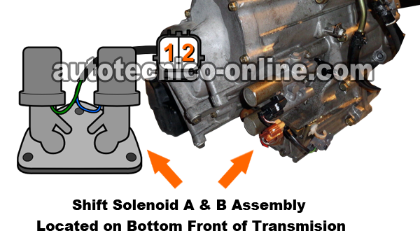 Cómo Probar Los Solenoides De Cambio A y B (1.7L Honda Civic) Cómo Probar Los Solenoides De Cambio A y B (1.7L Honda Civic)