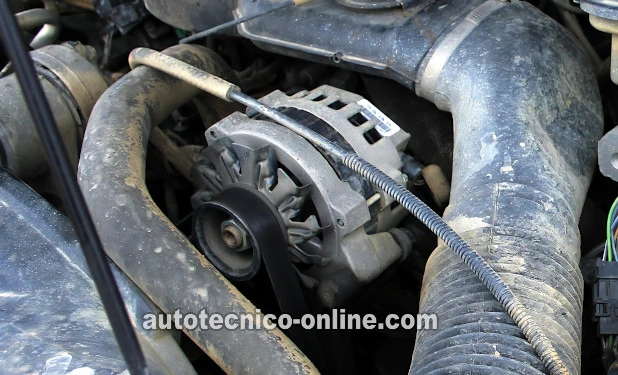 Cómo Probar El Alternador (1988-1993 4.3L V6 Chevrolet S10 Pickup, GMC S15 Pickup, GMC Sonoma)