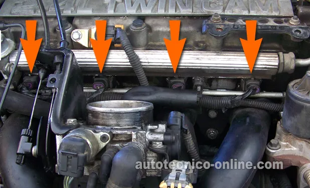 Cómo Probar Los Inyectores De Combustible (Vehículos Con Motor 2.4L Quad 4)