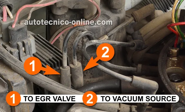 Verificando Que El Solenoide EVRV Esté Recibiendo Vacío. Cómo Probar El Solenoide De Vacío De La Válvula EGR (1988, 1989, 1990, 1991, 1992, 1993 2.8L V6 Chevrolet S10 Pickup, GMC S15 Pickup, y GMC Sonoma) Verificando Que El Solenoide EVRV Esté Recibiendo Vacío. Cómo Probar El Solenoide De Vacío De La Válvula EGR (1988, 1989, 1990, 1991, 1992, 1993 2.8L V6 Chevrolet S10 Pickup, GMC S15 Pickup, y GMC Sonoma)