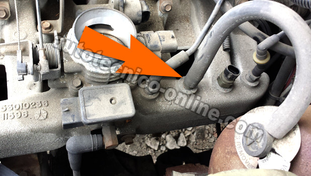 Induciendo Una Mezcla De Aire Y Combustible Pobre. Cómo Verificar El Sensor De Oxígeno Delantero (4.0L Jeep)