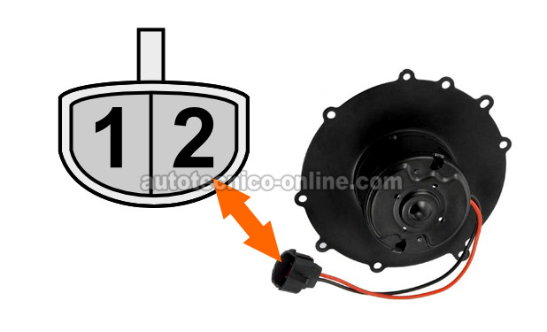 Verificando El Motor Del Soplador Del Aire Acondicionado (4.0L Ford)