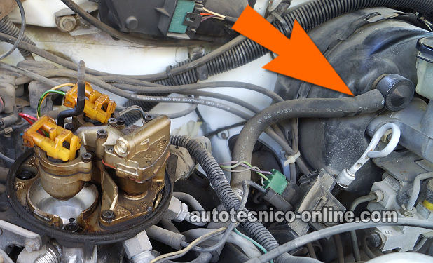 Induciendo Una Mezcla Pobre Al Desconectar La Manguera De Vacío Del Booster. Cómo Probar El Sensor De Oxígeno Con Un Multímetro (2.8L V6 S10/S15) Induciendo Una Mezcla Pobre Al Desconectar La Manguera De Vacío Del Booster. Cómo Probar El Sensor De Oxígeno Con Un Multímetro (2.8L V6 S10/S15)