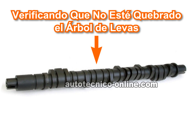 Verificando Que No Esté Quebrado El Árbol De Levas. Cómo Verificar La Correa De Distribución (1.6L Honda Civic) Verificando Que No Esté Quebrado El Árbol De Levas. Cómo Verificar La Correa De Distribución (1.6L Honda Civic)