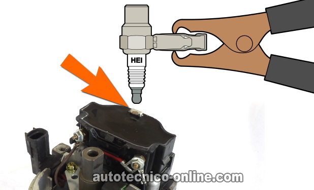 Verificando El Disparo De Chispa En Los 4 Cables De Bujía. Cómo Probar La Bobina De Encendido (1992, 1993, 1994, Y 1995 Toyota Camry) Verificando El Disparo De Chispa En Los 4 Cables De Bujía. Cómo Probar La Bobina De Encendido (1992, 1993, 1994, Y 1995 Toyota Camry)