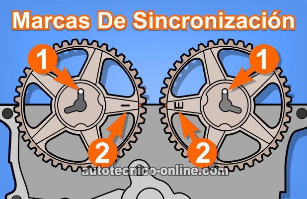 Sincronización De Las Marcas De Tiempo De Los Engranajes. Cómo Probar Si La Correa De Distribución Está Rota (1993-2002 2.0L Mazda 626 Y MX6) Sincronización De Las Marcas De Tiempo De Los Engranajes. Cómo Probar Si La Correa De Distribución Está Rota (1993-2002 2.0L Mazda 626 Y MX6)