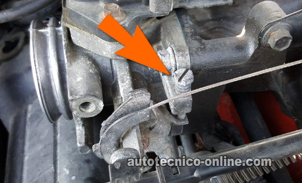 Tornillo Del Ajuste De La Velocidad De Ralentí. Cómo Probar El Sensor TPS (1996, 1997, 1998 3.8L Ford Mustang) Tornillo Del Ajuste De La Velocidad De Ralentí. Cómo Probar El Sensor TPS (1996, 1997, 1998 3.8L Ford Mustang)