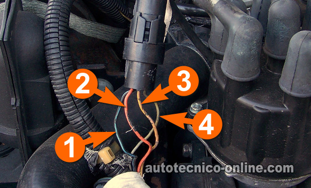 Circuitos Del Sensor De La Posición Del Cigüeñal. Cómo Probar El Sistema De Encendido (3.0L Chrysler, Dodge, Plymouth) Circuitos Del Sensor De La Posición Del Cigüeñal. Cómo Probar El Sistema De Encendido (3.0L Chrysler, Dodge, Plymouth)