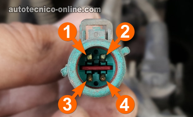 Probando La Resistencia Del Elemento Calefactor. Probando El Calentador Del Sensor De Oxígeno Delantero (1998, 1999, 2000, 2001 2.5L Ford Ranger Y Mazda B2300) Probando La Resistencia Del Elemento Calefactor. Probando El Calentador Del Sensor De Oxígeno Delantero (1998, 1999, 2000, 2001 2.5L Ford Ranger Y Mazda B2300)
