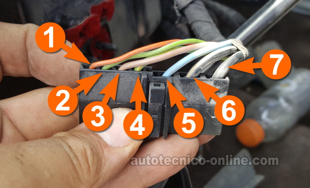Conector Eléctrico Del Interruptor De Velocidades Del Soplador. Cómo Probar La Resistencia Del Soplador (1997-1999 Dodge Dakota Y Durango) Conector Eléctrico Del Interruptor De Velocidades Del Soplador. Cómo Probar La Resistencia Del Soplador (1997-1999 Dodge Dakota Y Durango)