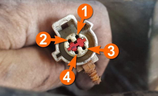 Calentador Del Sensor De Oxígeno N.º 2 (1994 3.0L Ford Ranger)
