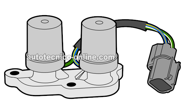 Cómo Probar El Conjunto De Solenoides A y B (1997-2001 2.0L Honda CR-V)