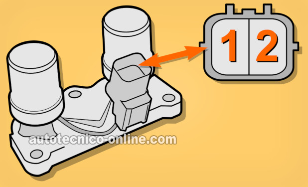 Cómo Probar Los Solenoides Lock-Up Control  (1996-2000 1.6L Honda Civic)