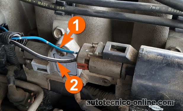 Circuitos De La Bobina De Encendido (1990, 1991, 1992, 1993, 1994, 1995 3.OL V6 Nissan Pick Up y Pathfinder). Circuitos De La Bobina De Encendido (1990, 1991, 1992, 1993, 1994, 1995 3.OL V6 Nissan Pick Up y Pathfinder).