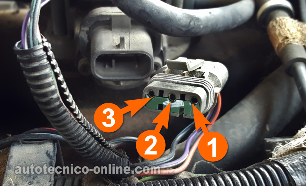 Throttle Position Sensor Pin Out. Cómo Probar El Sensor TPS (1990, 1991 5.2L V8 Dodge Dakota) Throttle Position Sensor Pin Out. Cómo Probar El Sensor TPS (1990, 1991 5.2L V8 Dodge Dakota)