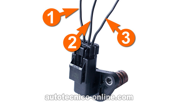 Probando El Sensor De La Posición Del Cigüeñal (1996-2002 2.4L Chrysler, Dodge, Plymouth Mini-Van)