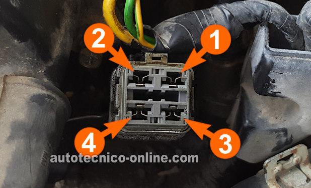 Verificando La Alimentación De 12 Voltios. Cómo Probar El Sistema De Encendido (1995, 1996, 1997 2.7L V6 Honda Accord) Verificando La Alimentación De 12 Voltios. Cómo Probar El Sistema De Encendido (1995, 1996, 1997 2.7L V6 Honda Accord)