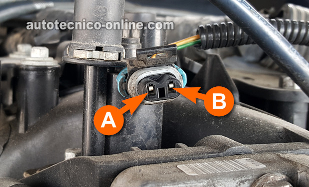 Verificando Que El Solenoide De Purga EVAP Esté Recibiendo 12 Voltios. Cómo Probar El Solenoide De Purga EVAP (1999, 2000, 2001, 2002, 2003 4.8L, 5.3L, 6.0L Chevrolet: Silverado, Suburban, Tahoe y GMC: Sierra, Yukon, Yukon XL) Verificando Que El Solenoide De Purga EVAP Esté Recibiendo 12 Voltios. Cómo Probar El Solenoide De Purga EVAP (1999, 2000, 2001, 2002, 2003 4.8L, 5.3L, 6.0L Chevrolet: Silverado, Suburban, Tahoe y GMC: Sierra, Yukon, Yukon XL)