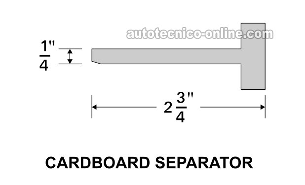 Dimensiones Del Separador De Cartón. Cómo Probar El Sensor De La Posición Del Árbol De Levas En Banco (1999, 2000, 2001, 2002, 2003, 2004, 2005, 2006 V8 Silverado, Sierra, Suburban, Tahoe, Yukon) Dimensiones Del Separador De Cartón. Cómo Probar El Sensor De La Posición Del Árbol De Levas En Banco (1999, 2000, 2001, 2002, 2003, 2004, 2005, 2006 V8 Silverado, Sierra, Suburban, Tahoe, Yukon)