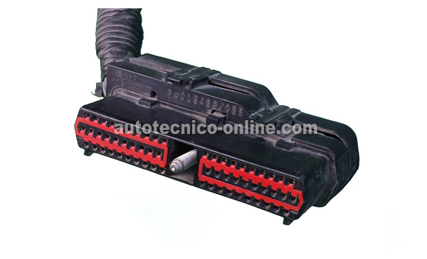 Identificando Las Terminales Del Conector De 60 Terminales De La Computadora De La Inyección Electrónica (1995 3.9L V6 Dodge Ram 1500 Pickup) Identificando Las Terminales Del Conector De 60 Terminales De La Computadora De La Inyección Electrónica (1995 3.9L V6 Dodge Ram 1500 Pickup)
