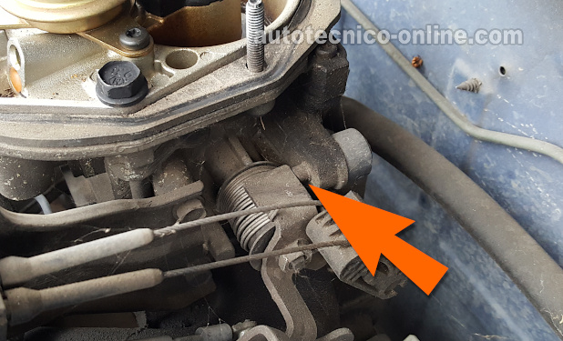 Ubicación Del Idle Stop Screw. Cómo Probar El Sensor TPS (1991, 1992, 1993, 1994, 1995 2.5L Dodge Caravan y Plymouth Voyager) Ubicación Del Idle Stop Screw. Cómo Probar El Sensor TPS (1991, 1992, 1993, 1994, 1995 2.5L Dodge Caravan y Plymouth Voyager)